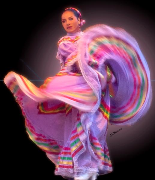 The Beauty of Dance on metal 12x12