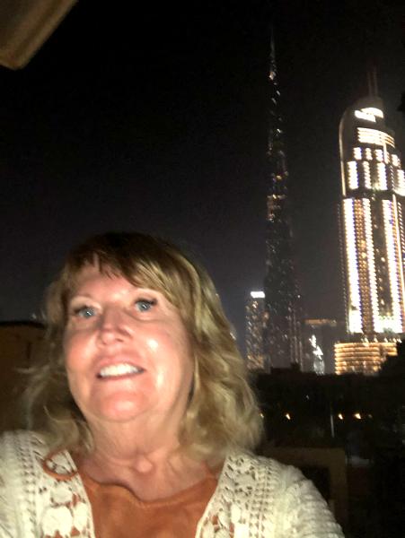 In front of Burj Khalifa