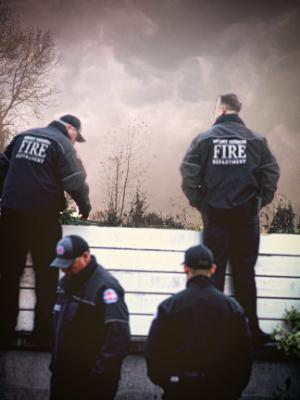 SKAGIT FLOOD, SAND BAGGING 