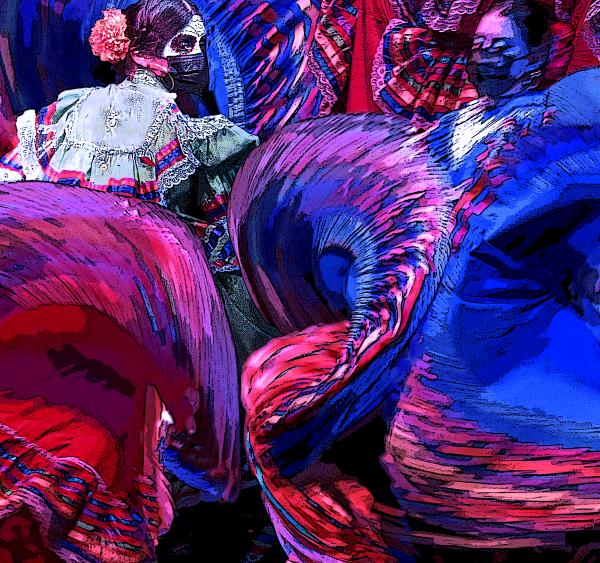 Folkloric dance during Pandemic in Blues